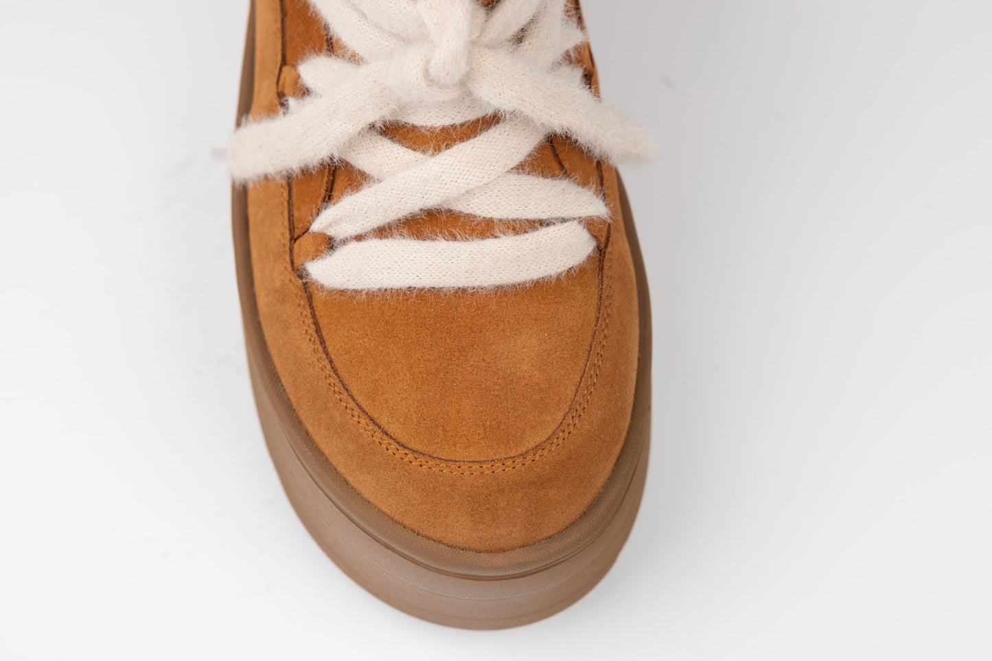 Women's boots made of genuine suede leather PERLA 4031 Yellow velvet