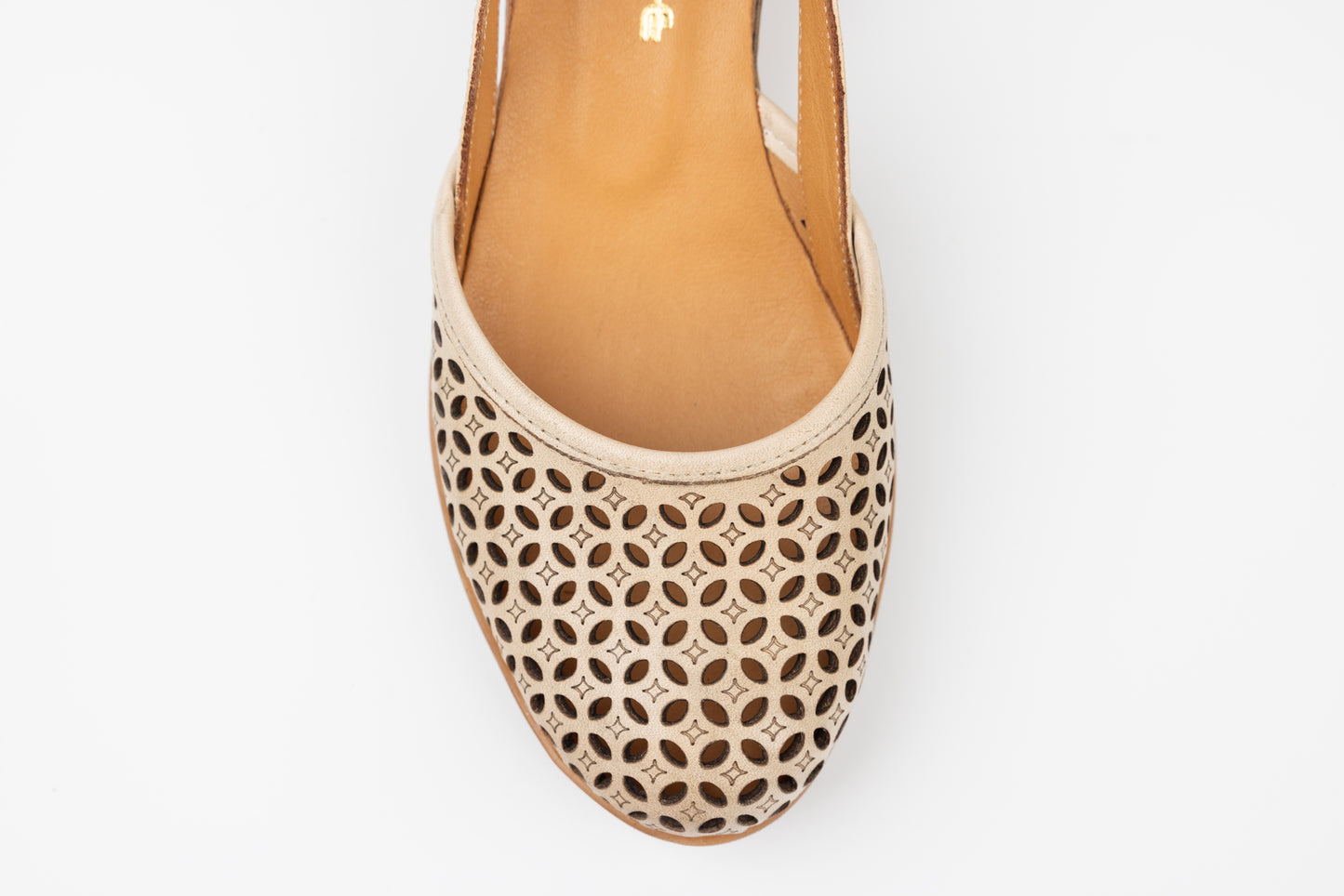 Women's orthopedic genuine leather shoes LSD 160 Beige