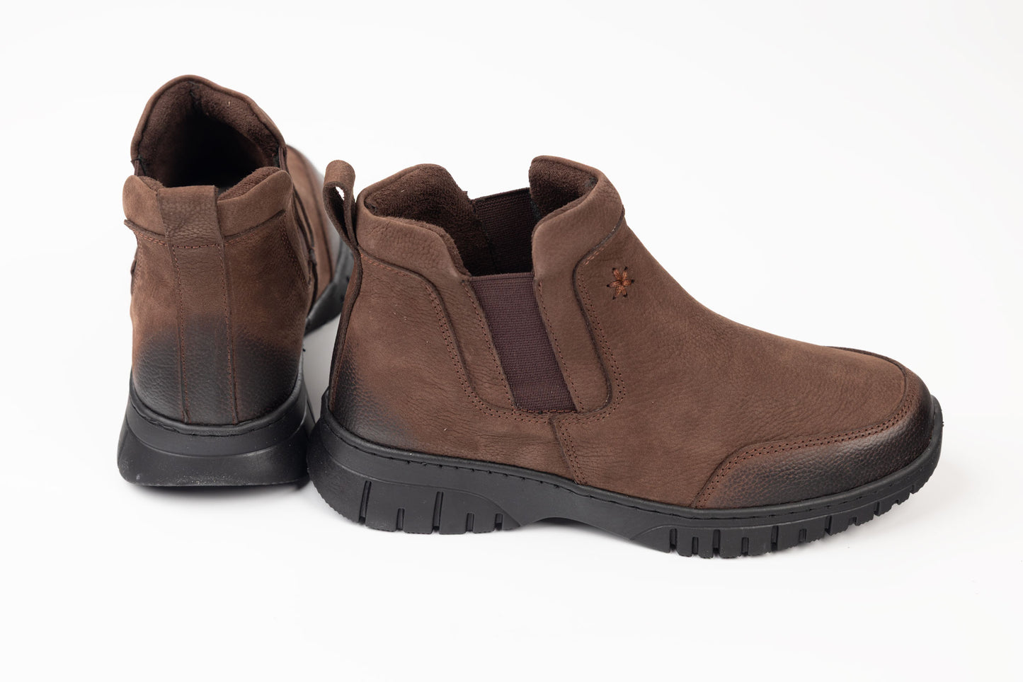 Women's genuine leather boots DOGATI 25603 Brown