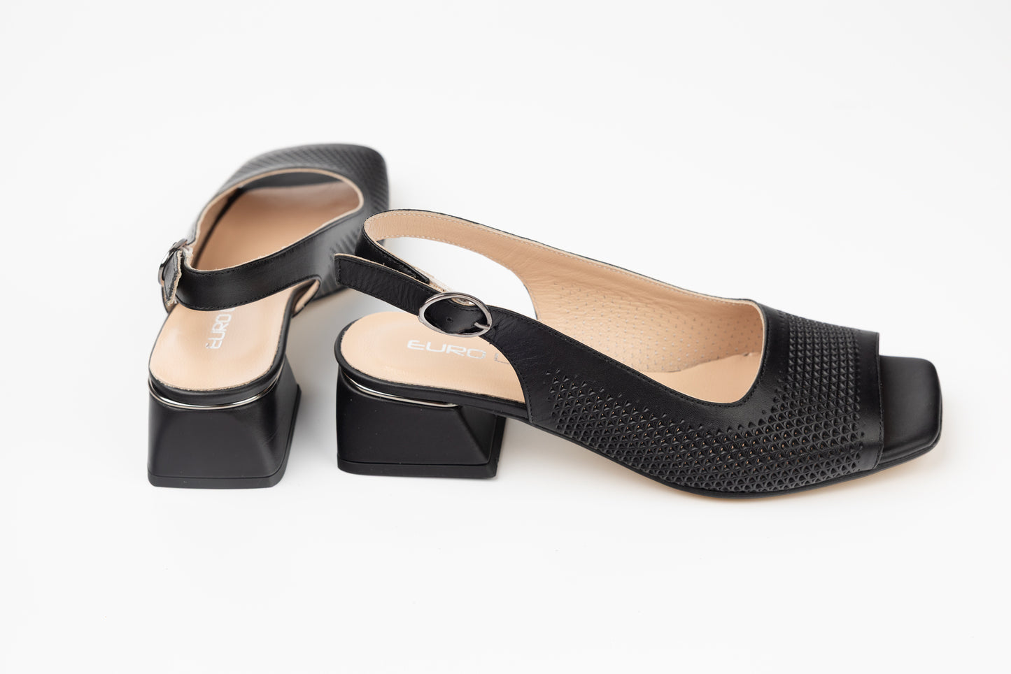 Women's sandals made of genuine leather LSD 4341 N