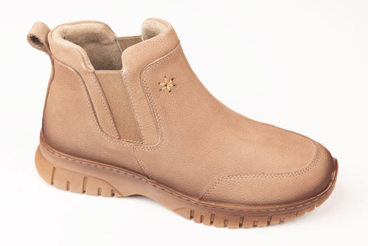 Women's boots made of genuine leather DOGATI 25603 beige