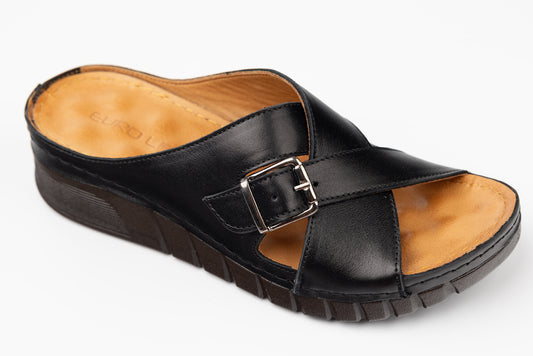 Women's genuine leather orthopedic clogs LSD 101 N