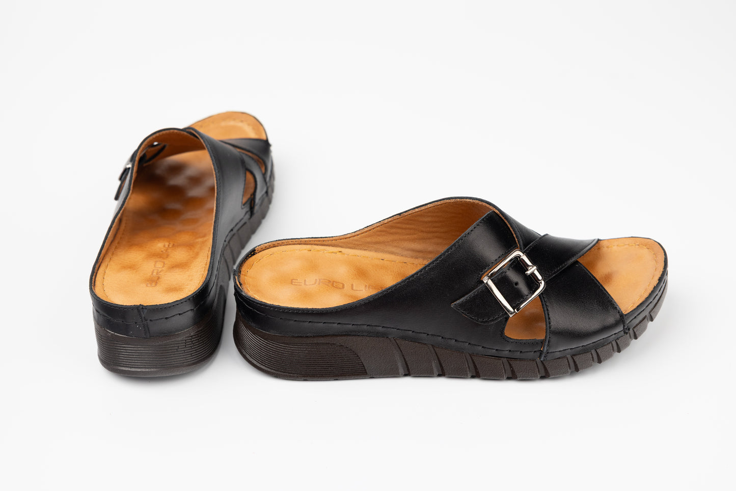 Women's genuine leather orthopedic clogs LSD 101 N