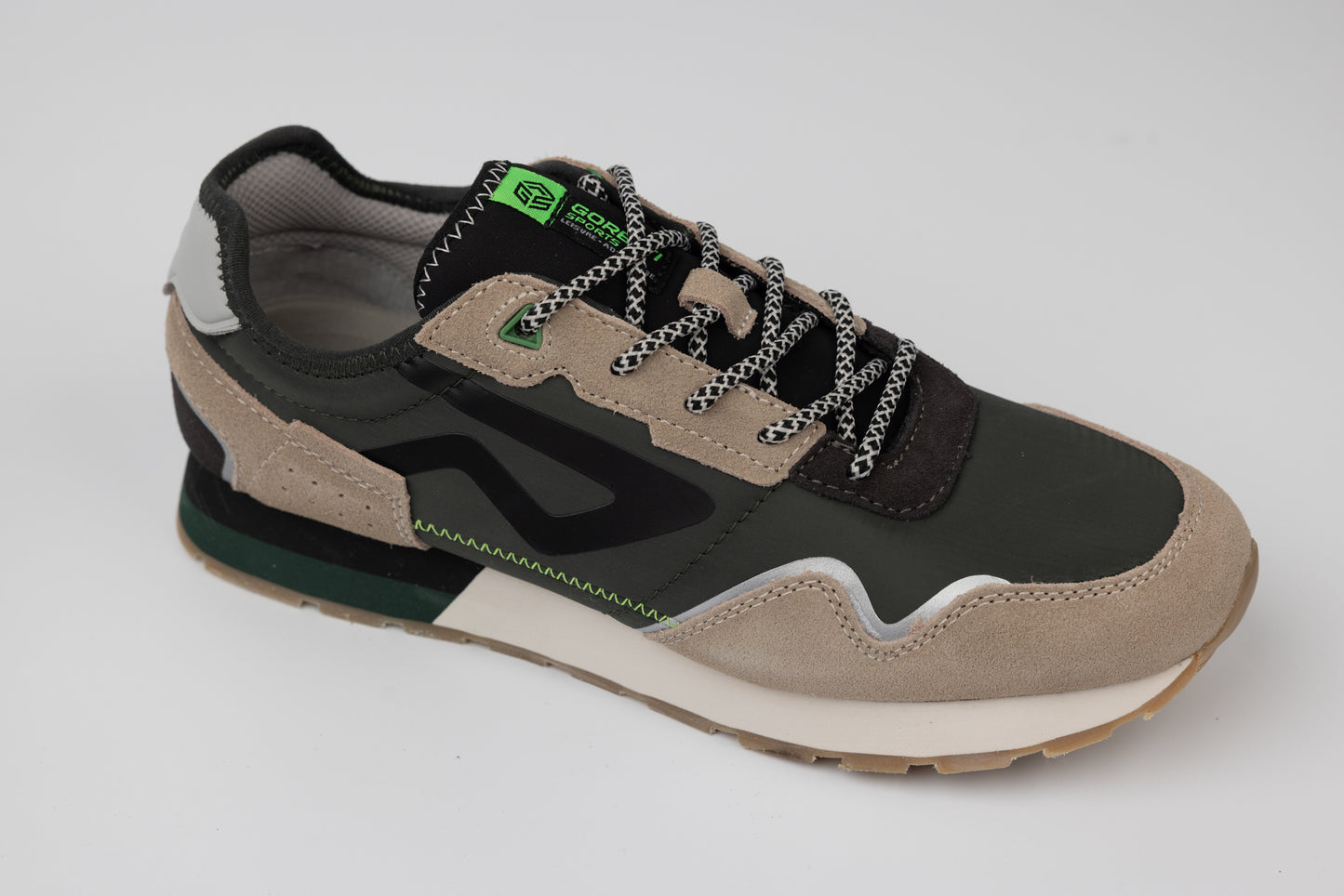 Men's sports sneakers GORETTI 30136 Green