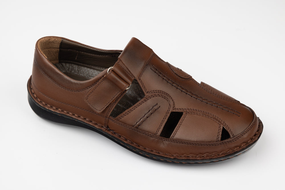 Pantofi sandala piele naturala GORETTI 9991 Cioco