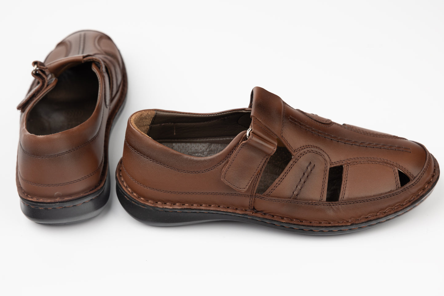 Genuine leather sandal shoes GORETTI 9991 Cioco