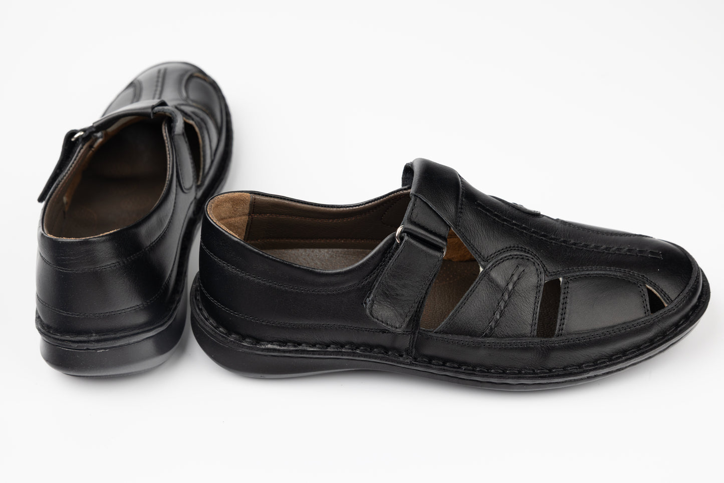 Genuine leather sandal shoes GORETTI 9991 N