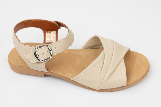 Sandale dama piele naturală PREGO 4269 Bej