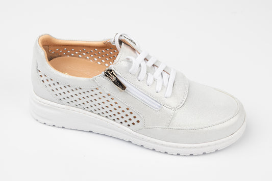 Pantofi dama piele naturală speciali PULSO 1511 Alb