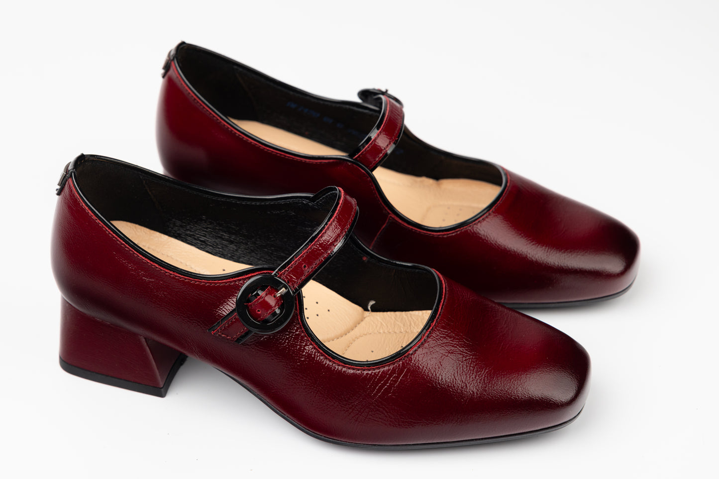 Pantofi dama piele naturală PULSO 1490 Bordo