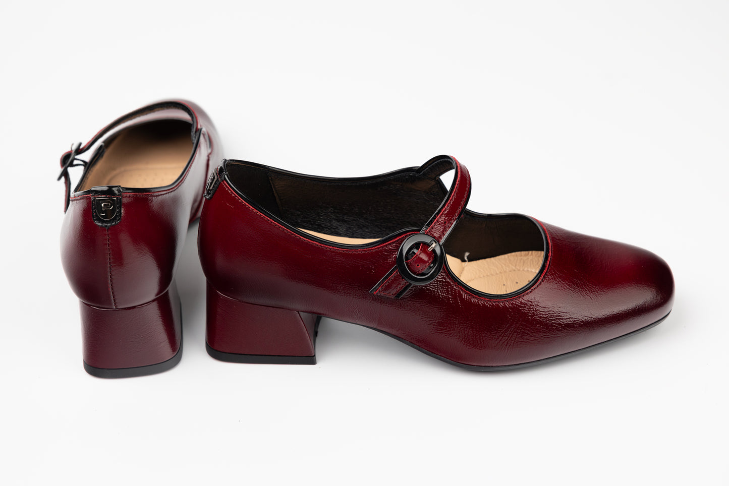 Pantofi dama piele naturală PULSO 1490 Bordo