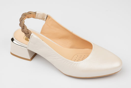 Pantofi dama piele naturală PULSO 515 Crem