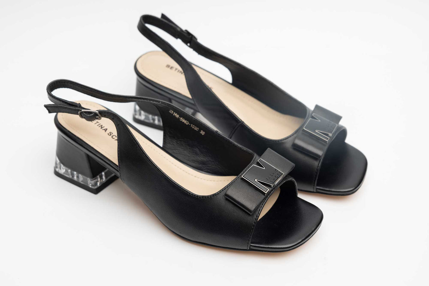 Women's sandals made of natural leather BETINA 5969 N