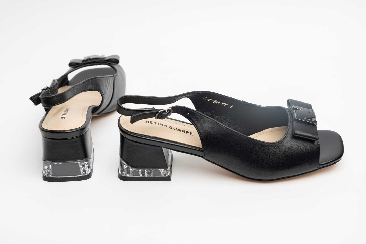 Women's sandals made of natural leather BETINA 5969 N