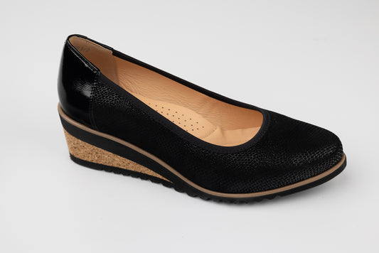 Pantofi dama piele naturală PULSO 423 N vel pic XXL