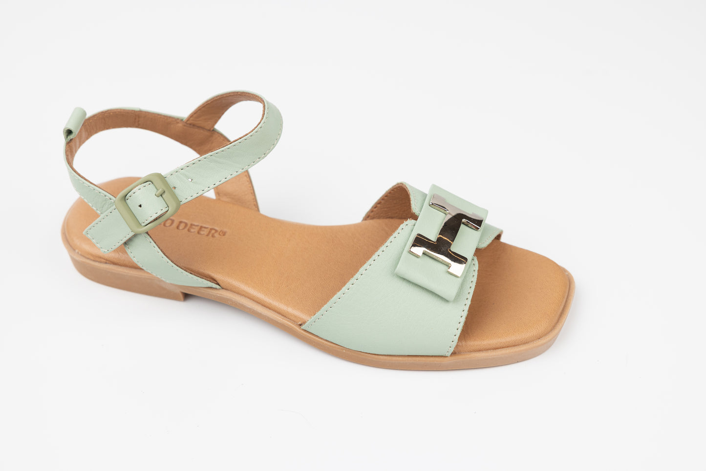 Women's genuine leather sandals GOLD DEER 3179 Mint