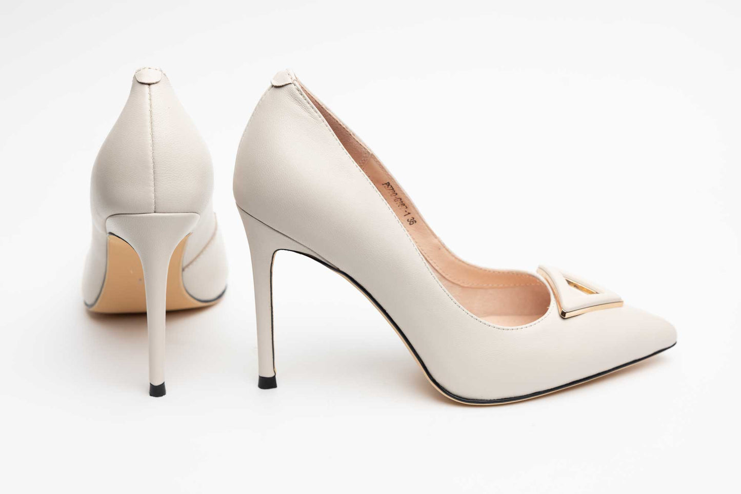 Pantofi dama piele naturală BETINA 730 Alb