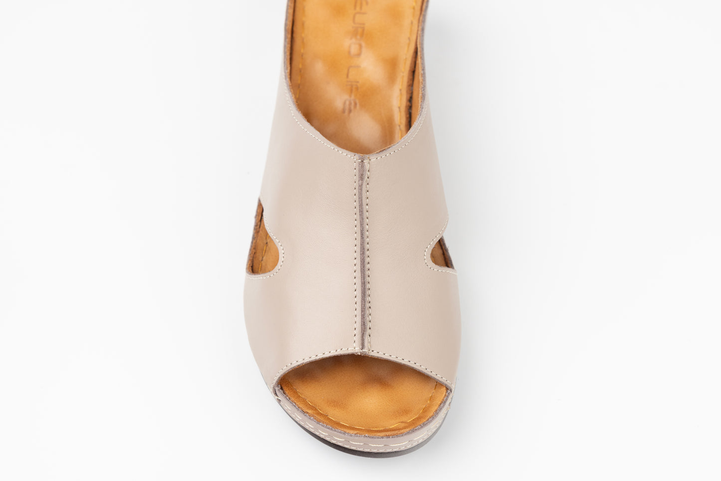 Saboti dama piele naturala LSD 504 Bej box