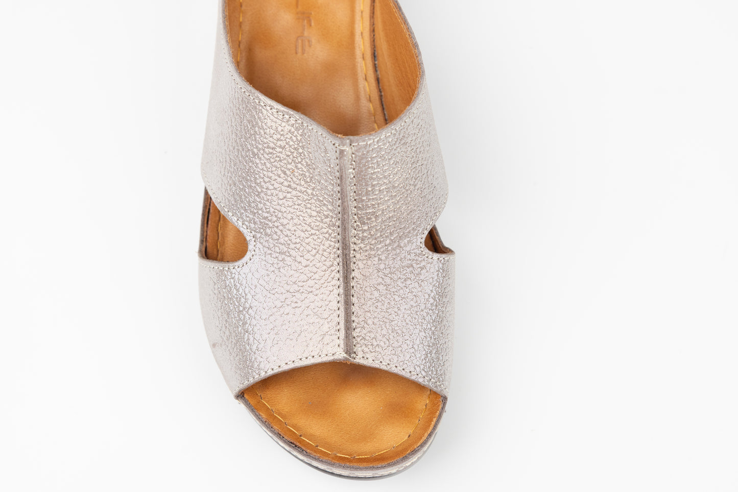 Women's genuine leather clogs LSD 504 Pink croco