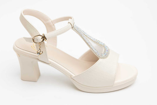 Sandale dama piele eco FORMAZIONE 1185 Crem