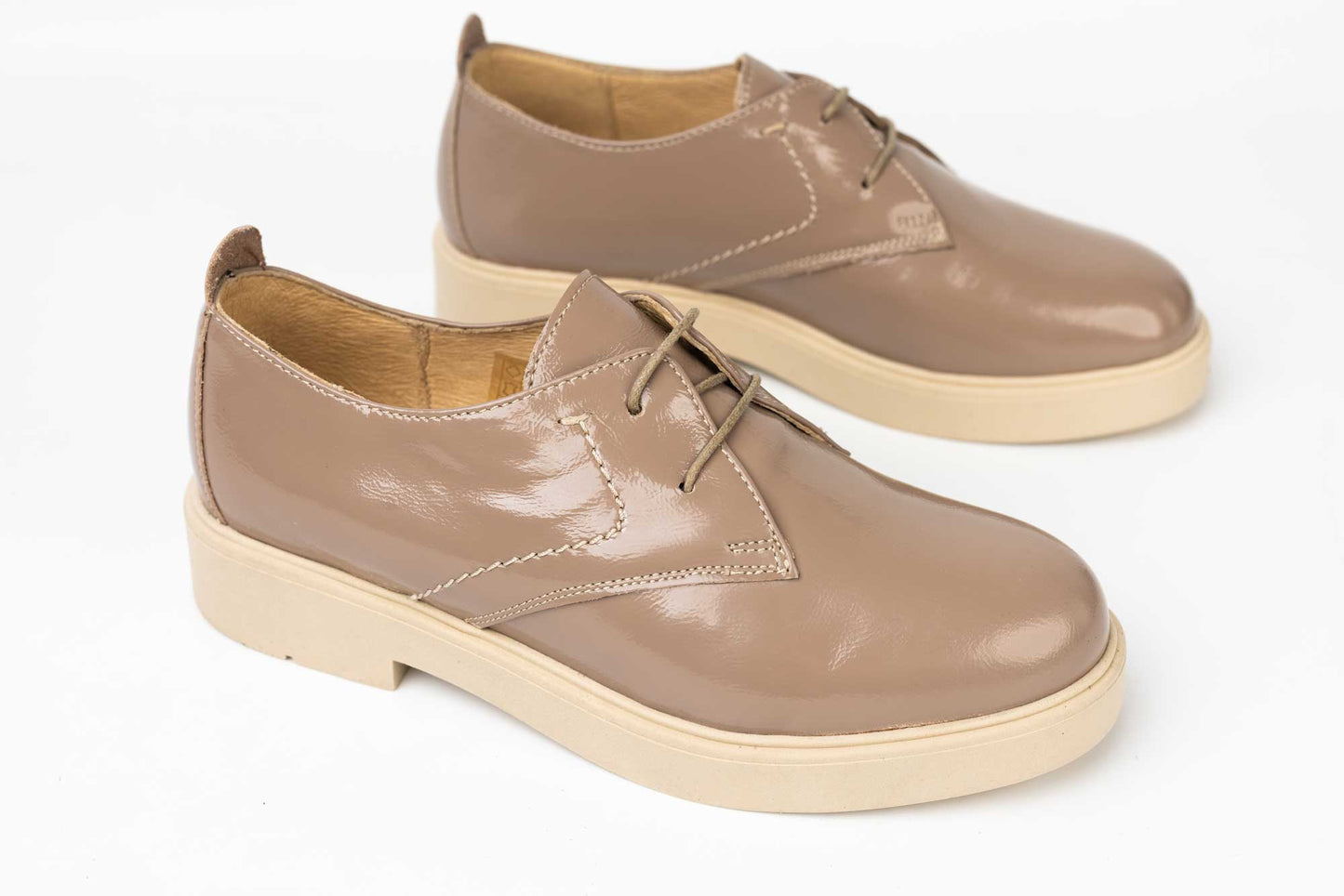 Women's genuine leather shoes CATALI 603 Taupe