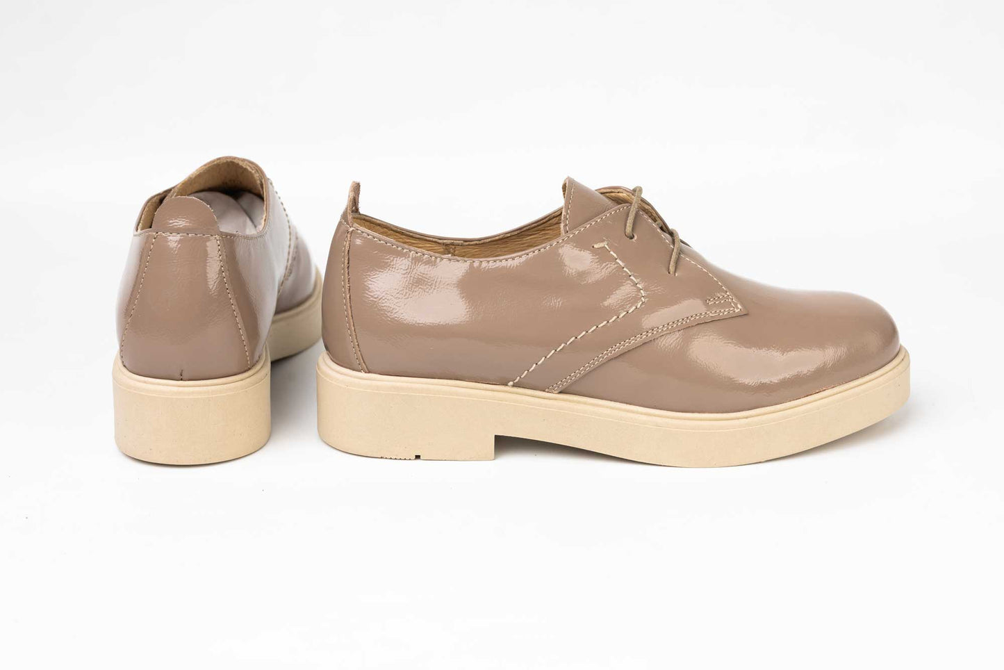 Women's genuine leather shoes CATALI 603 Taupe