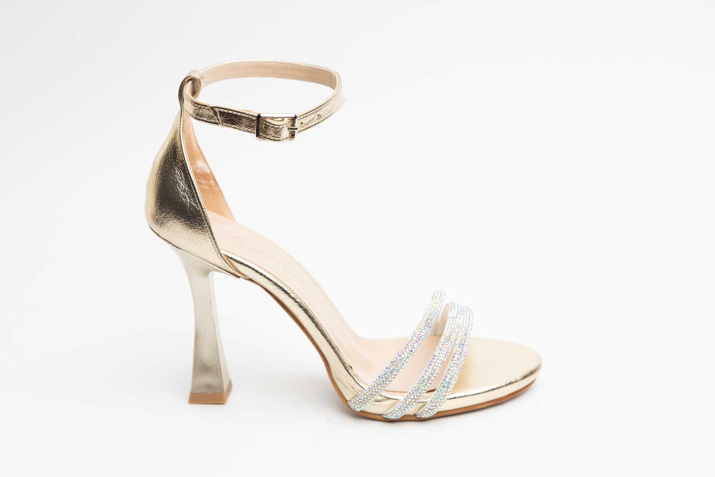 Women's eco-leather sandals KARIN 603 Gold