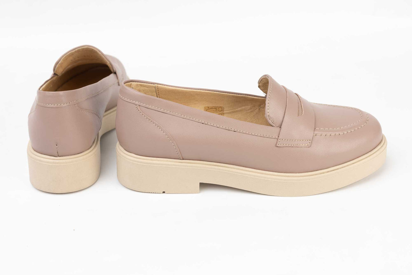 Women's genuine leather shoes CATALI 1-604 Mink