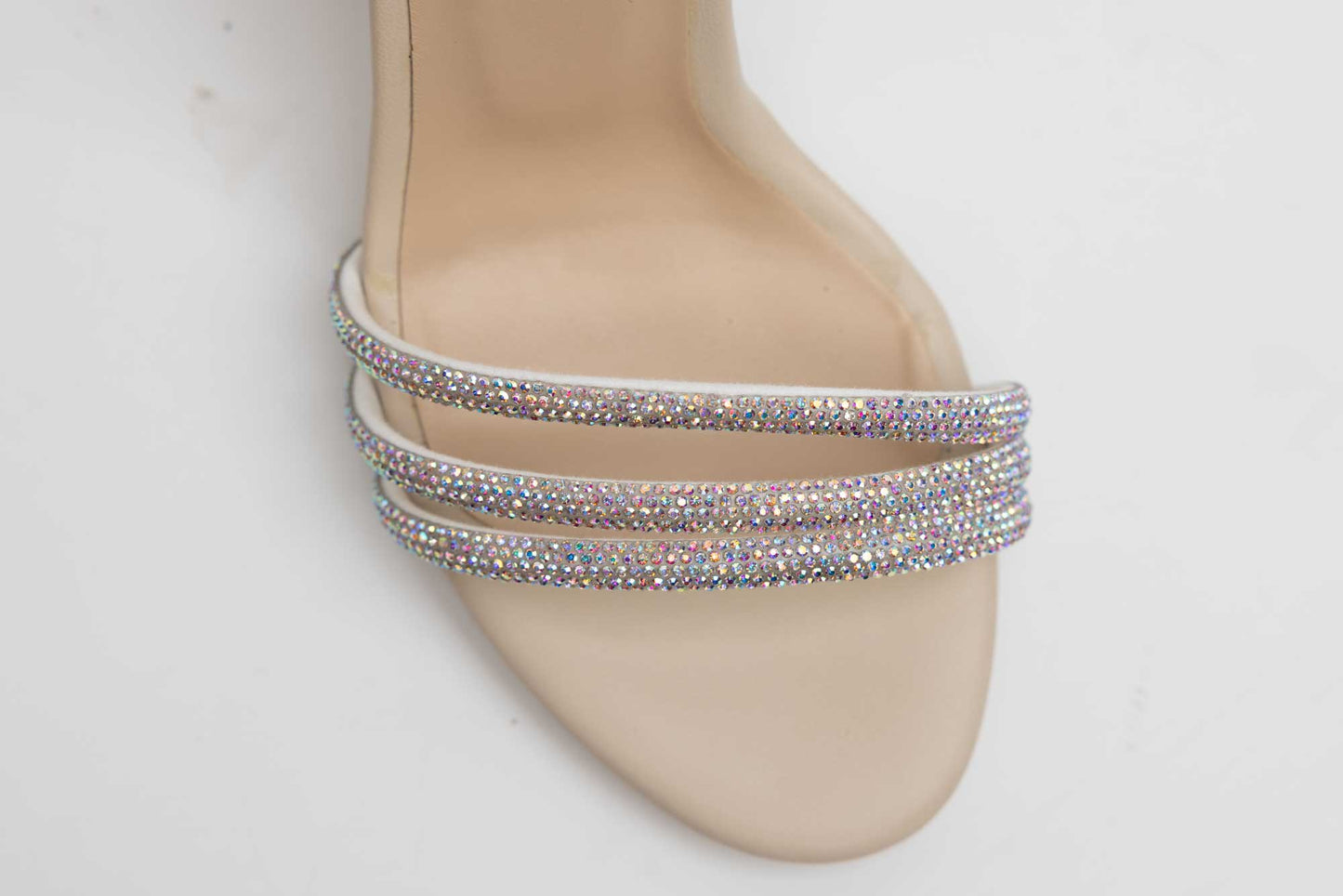 Women's eco-leather sandals KARIN 603 Cream