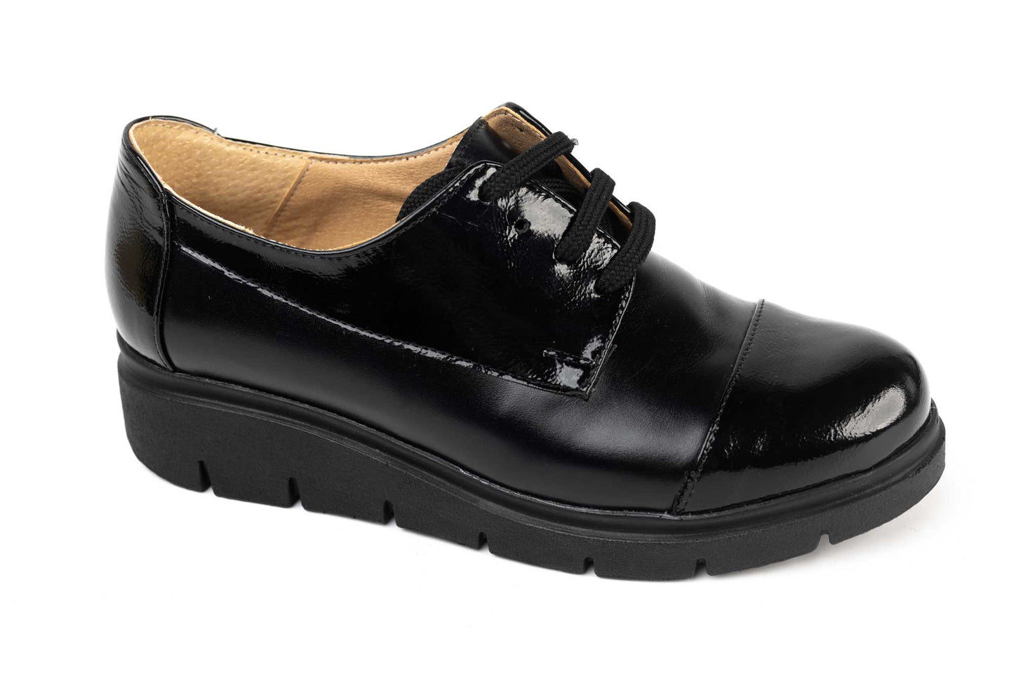 Pantofi dama piele naturala NIKE 1129 N box lac