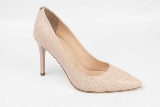 Pantofi dama stiletto piele naturala BOTTA 178 Nude croco