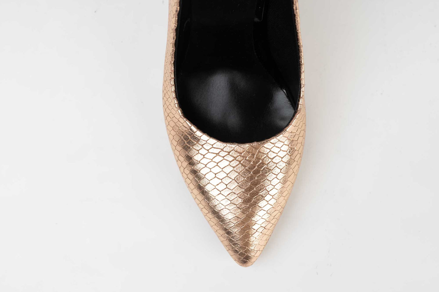 Pantofi dama stiletto piele naturala BOTTA 03 Cipria sarpe