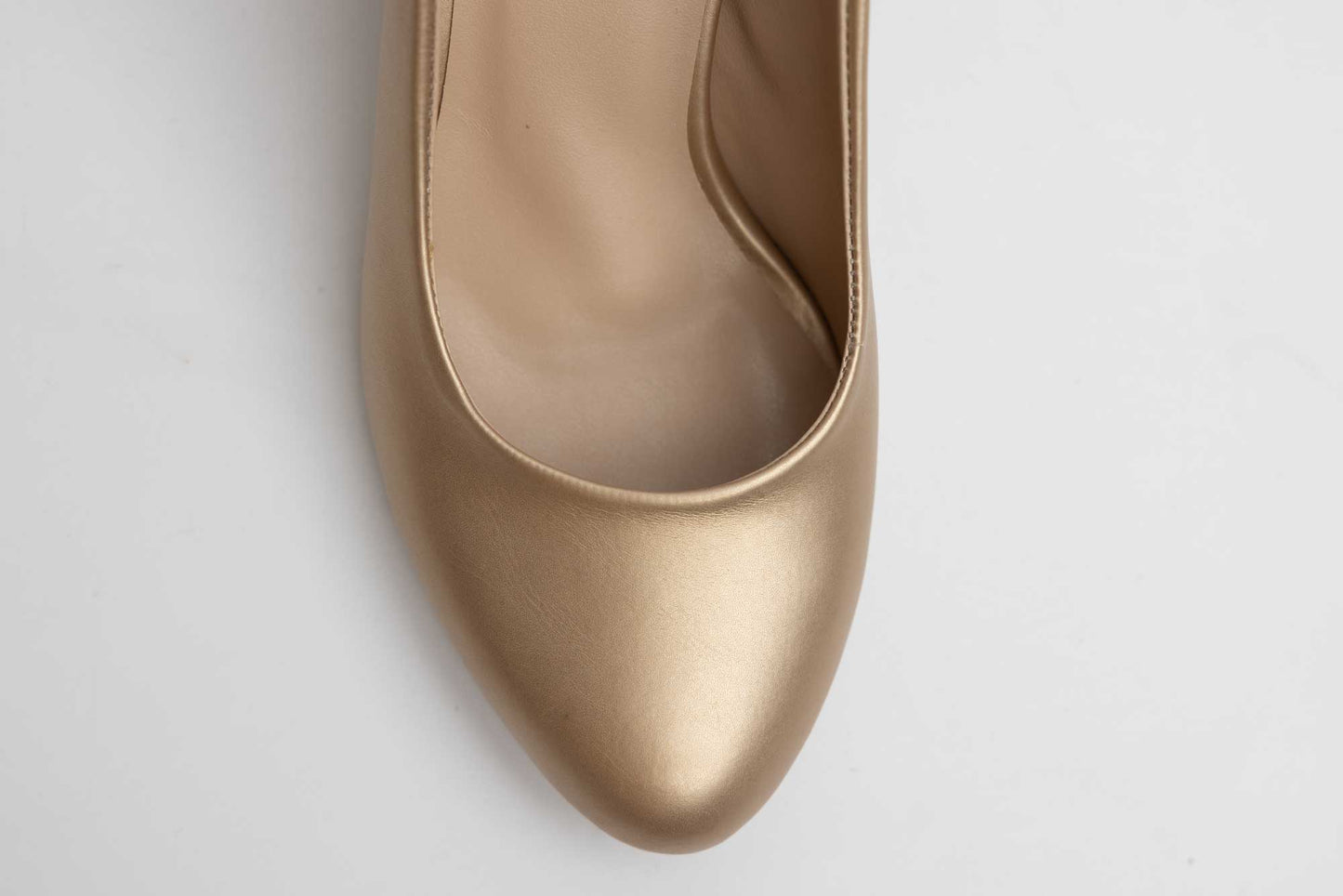 Pantofi dama decupati piele eco KARIN 082 Auriu box