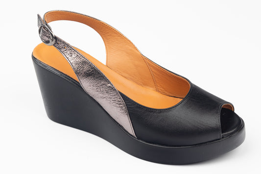 Women's sandals natural leather DOGATI 201 N silver