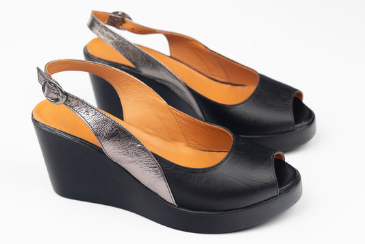 Women's sandals natural leather DOGATI 201 N silver