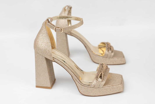 Sandale dama piele eco LONDON 301-17 Auriu