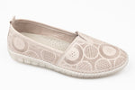 Pantofi dama piele naturală perforata GORETTI 43-07 Vizon
