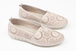 Pantofi dama piele naturală perforata GORETTI 43-07 Vizon