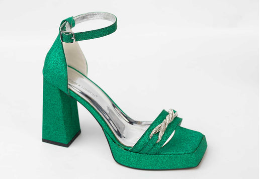 Sandale dama piele eco LONDON 301-17 verde