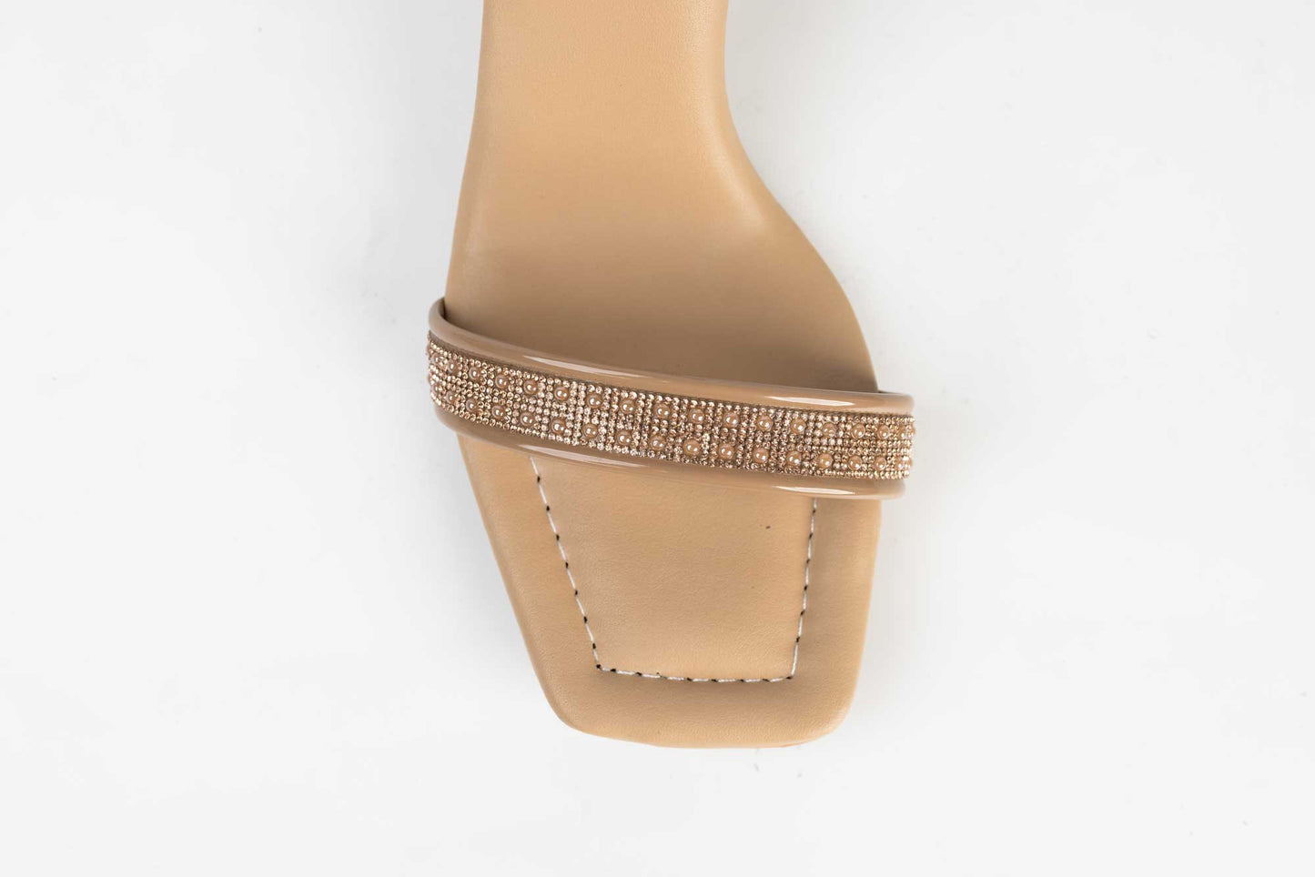 Women's eco-leather sandals LONDON 391-10 beige