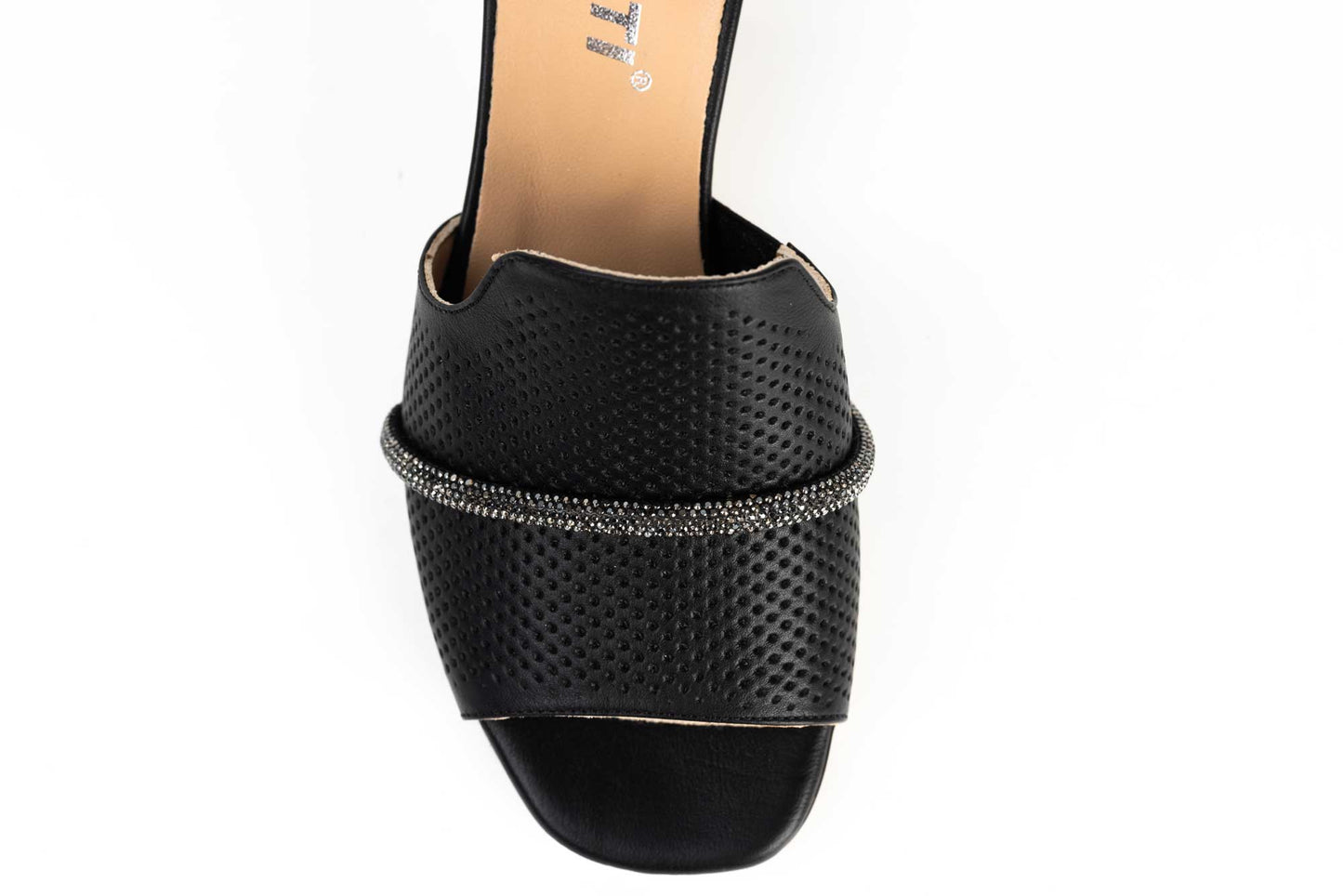 Women's clogs in natural leather, studded DOGATI 532 N