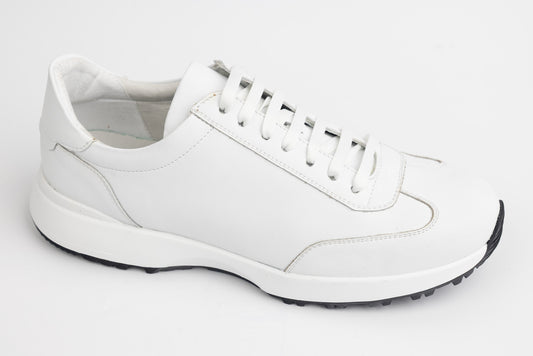 Adidasi barbati piele naturală VANDER 377 Alb