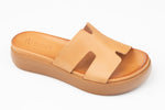Slapi dama piele naturala ANNA VIOTI 2713 Camel
