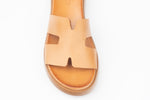 Slapi dama piele naturala ANNA VIOTI 2713 Camel