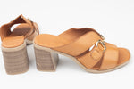 Saboti dama piele naturală ANNA VIOTI 3032 Camel