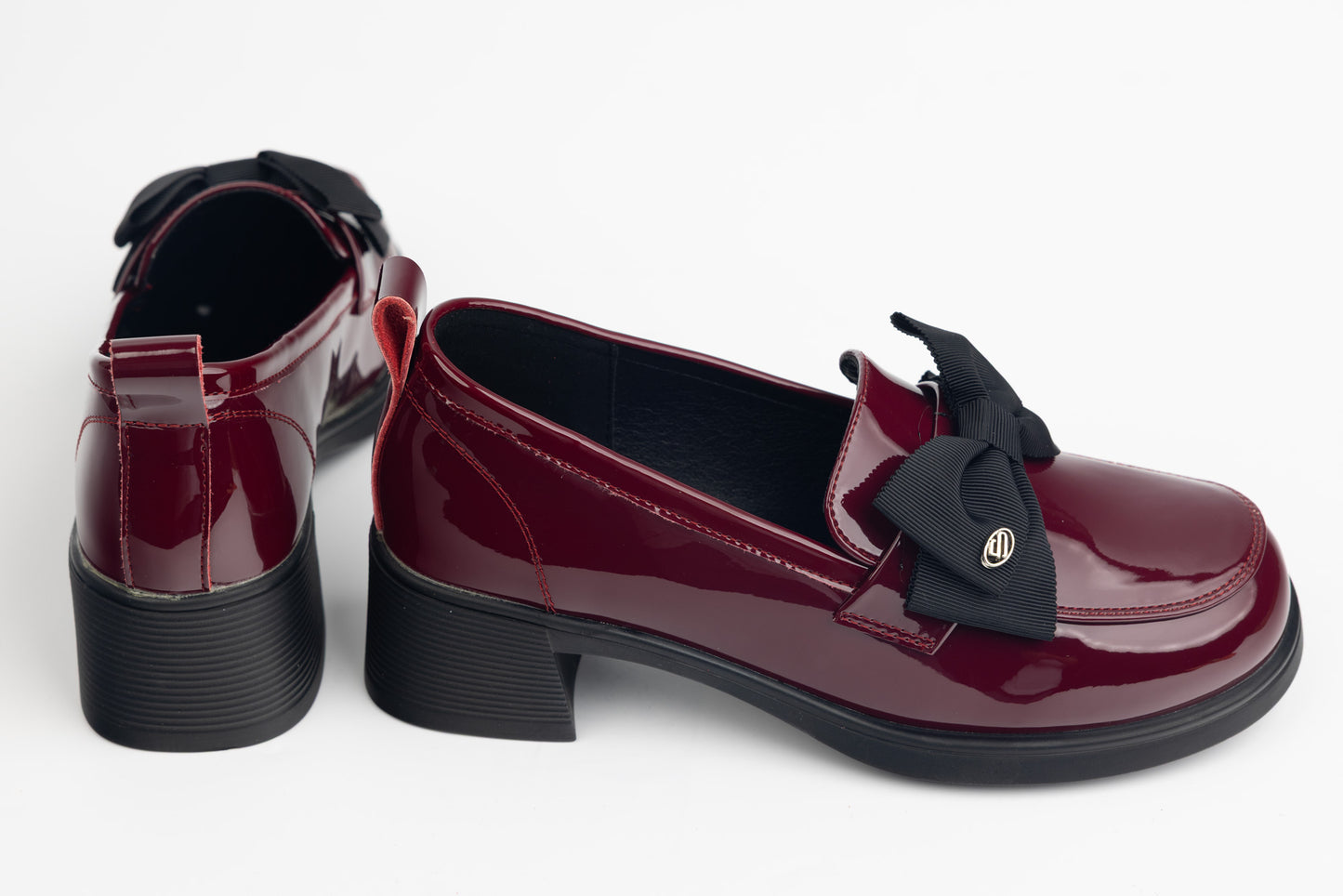 Pantofi dama piele naturală lăcuită FORMAZIONE 2311-1 Bordo lac