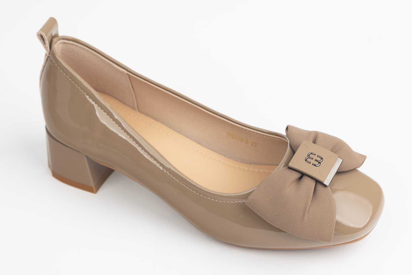 Pantofi dama piele naturală lăcuită FORMAZIONE 2610-3 Apricot lac