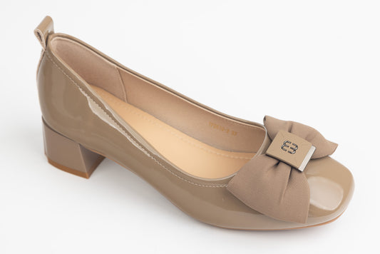 Pantofi dama piele naturală lăcuită FORMAZIONE 2610-3 Apricot lac