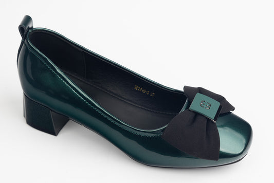 Pantofi dama piele naturală lac FORMAZIONE 2610-3 Verde lac
