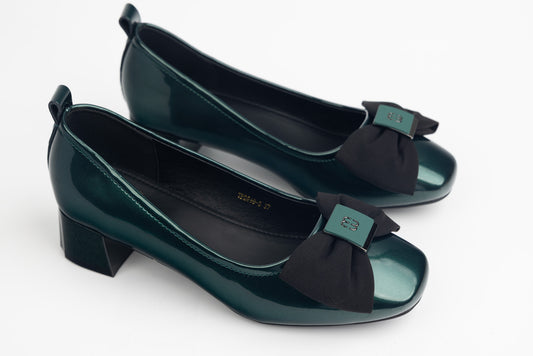 Pantofi dama piele naturală lac FORMAZIONE 2610-3 Verde lac